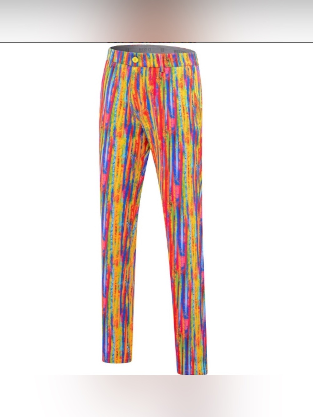 Hreski Men’s Multi Color Stripes Golf Pants Size 36